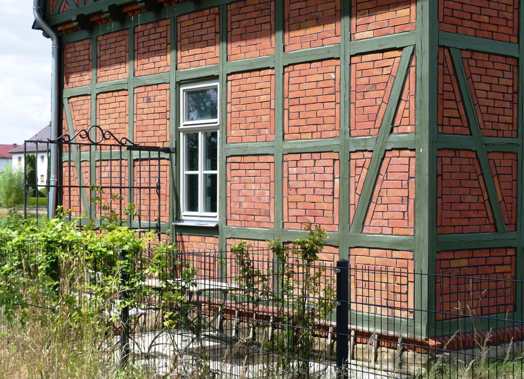 Ferienwohnung Bahnhof 1892 Meeder Exterior foto